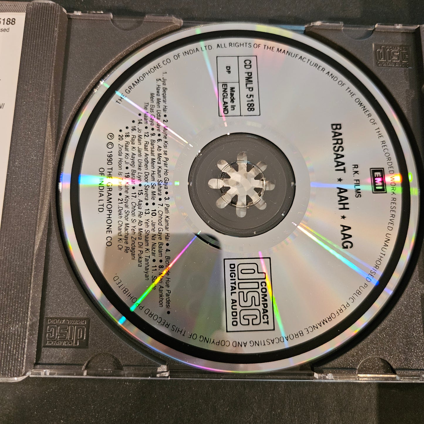 Barsaat Aah Aag - Audio CD - Made in UK