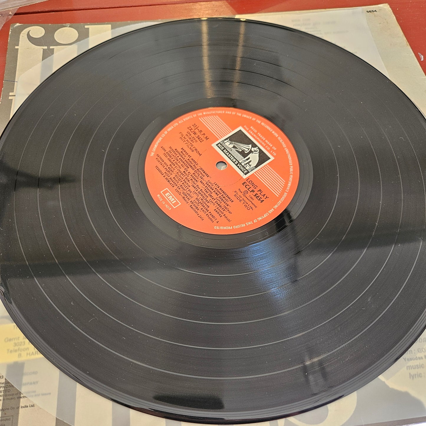 Film Hits from Hit Films - rare collection of songs in near mint condition ECLP5654