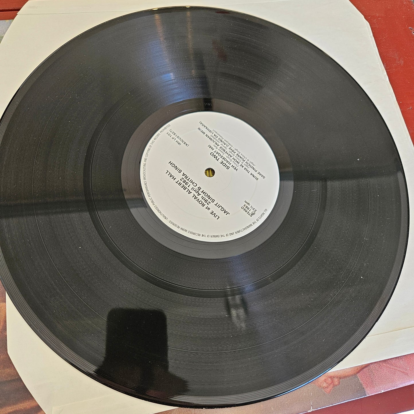 2 LP Set Jagjit Singh and Chitra Singh Live at Royal Albert Hall London April 1982 in  VG+