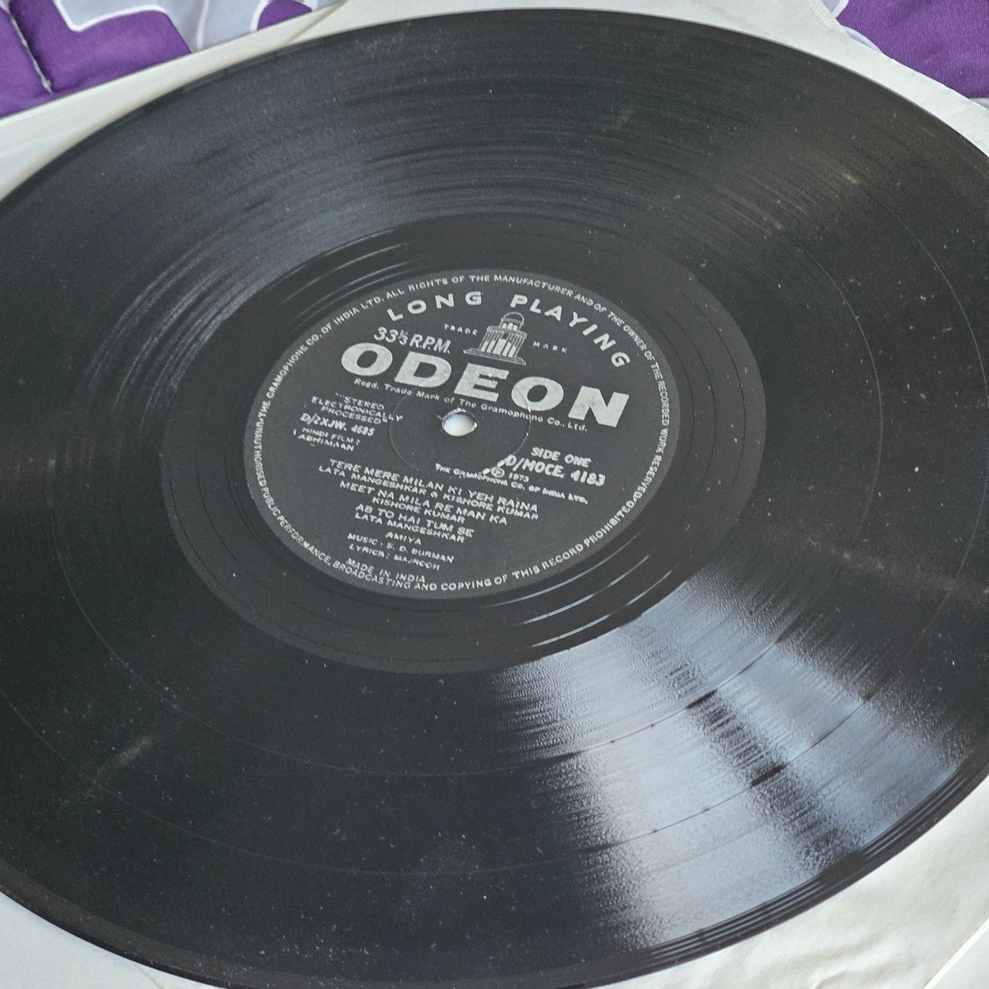 Abhimaan - Original Soundtrck by S. D. Burman in near mint condition