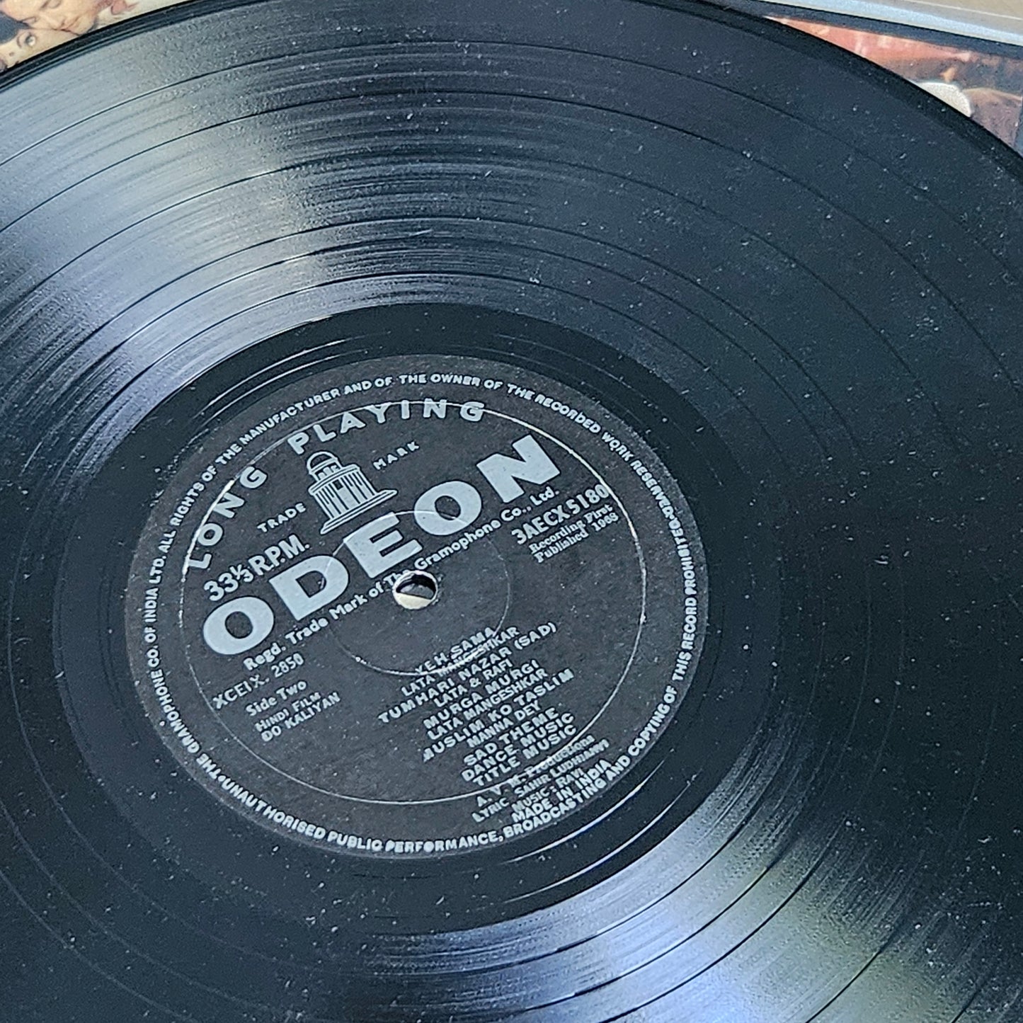 Do Kaliyan - Ravi 1st Pressing Ring Odeon in excellent to near mint condition