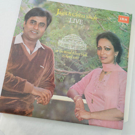 2 LP Set Jagjit Singh and Chitra Singh Live at Royal Albert Hall London April 1982 in VG+
