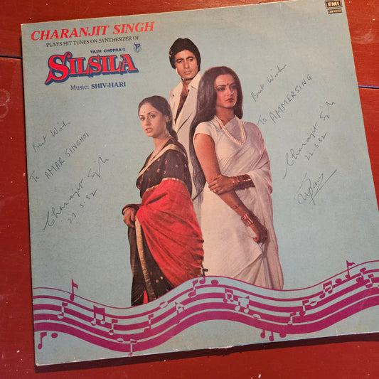 Silsila Instrumental by Charanjit Singh- Shiv Hari Near Mint autographed by Charanjit Singh