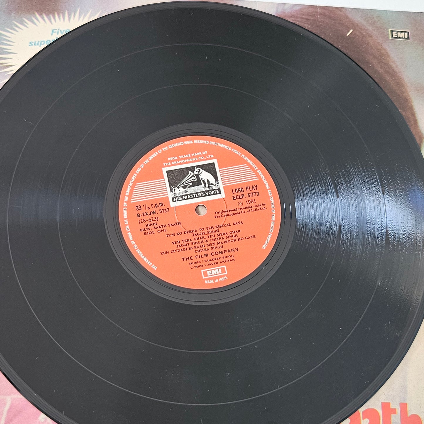 Saath Saath - jagjit Singh Superhit Ghazals record in near min condition