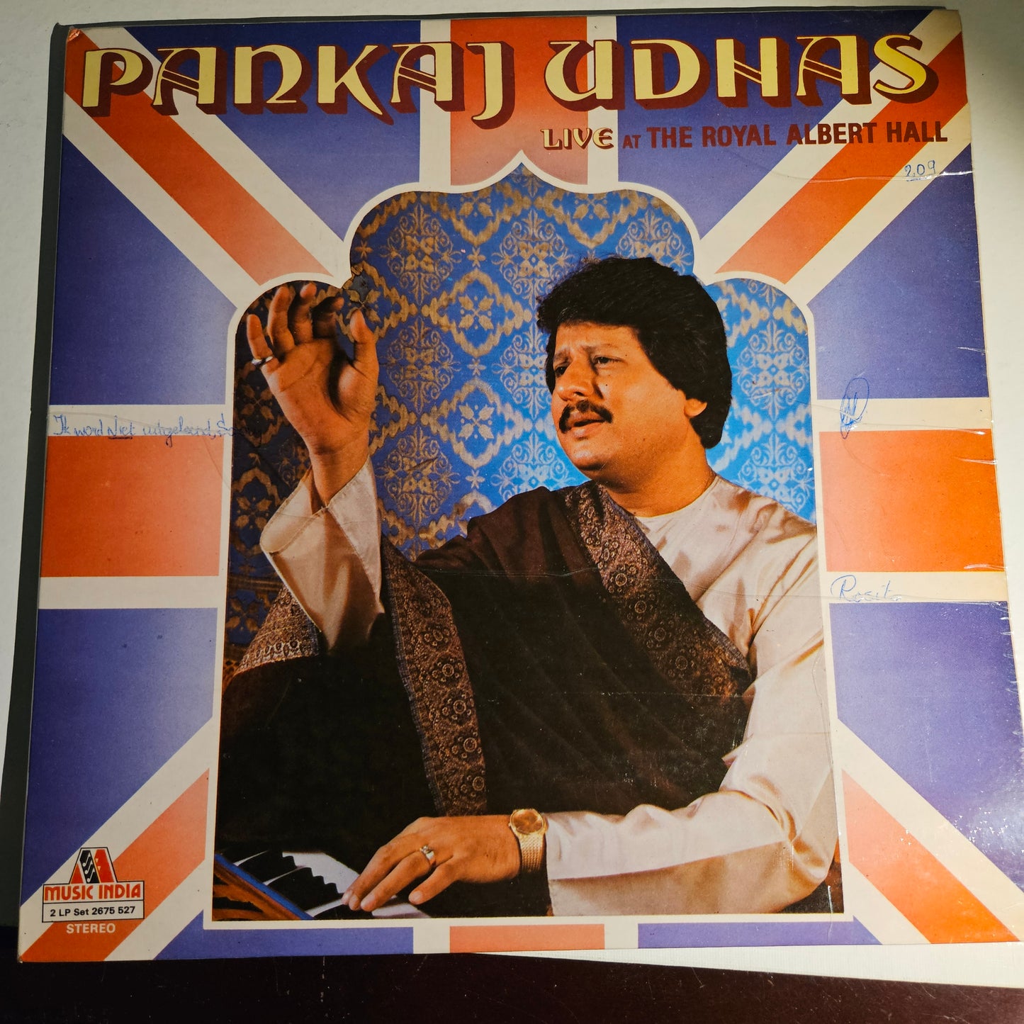 Pankaj Udhas - Live at Royal Albert Hall 2 LP set in excellent condition