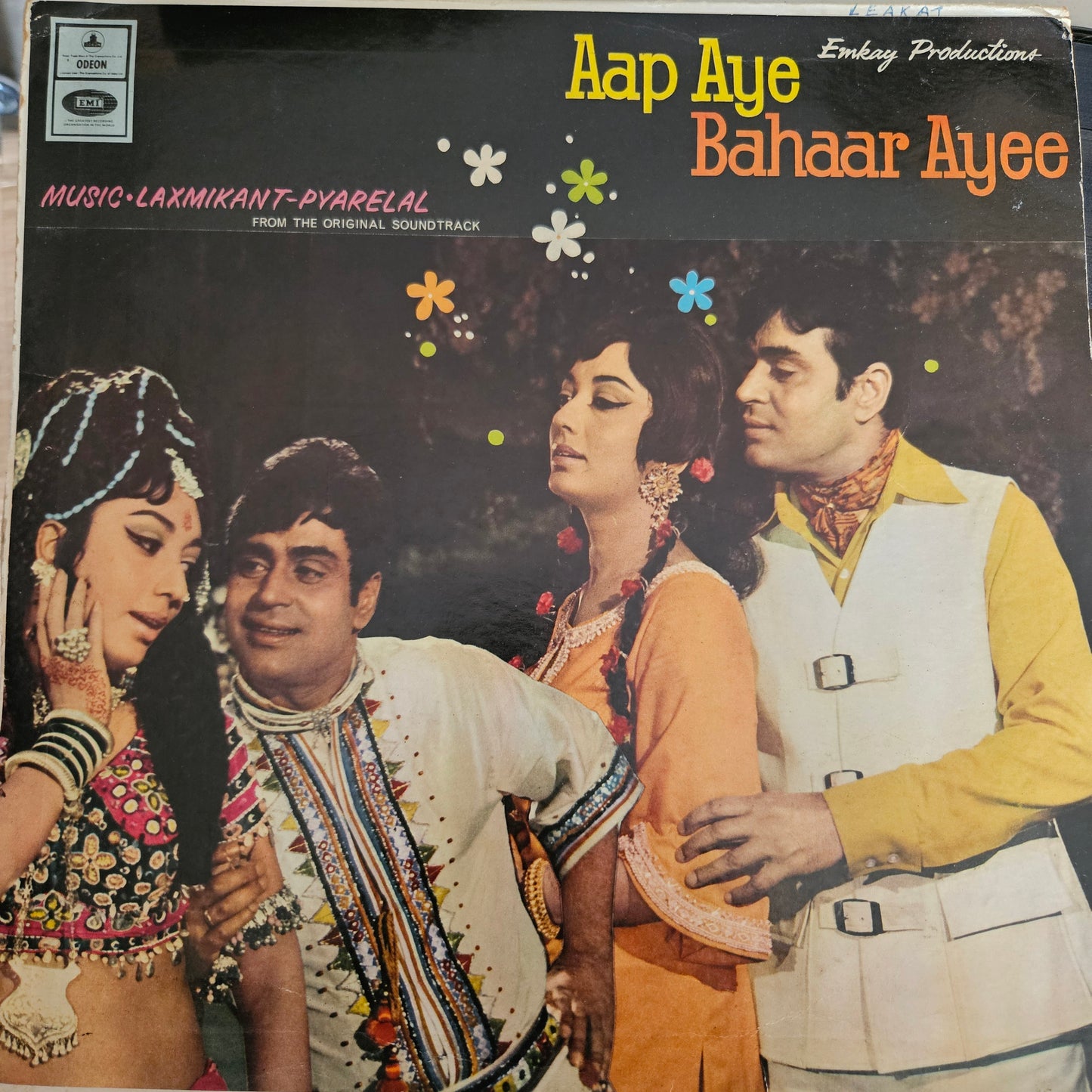 Aap Aye Bahar Ayee - 1st pressing - Ring odeon - Music by Laxmikant Pyarelal in excellent