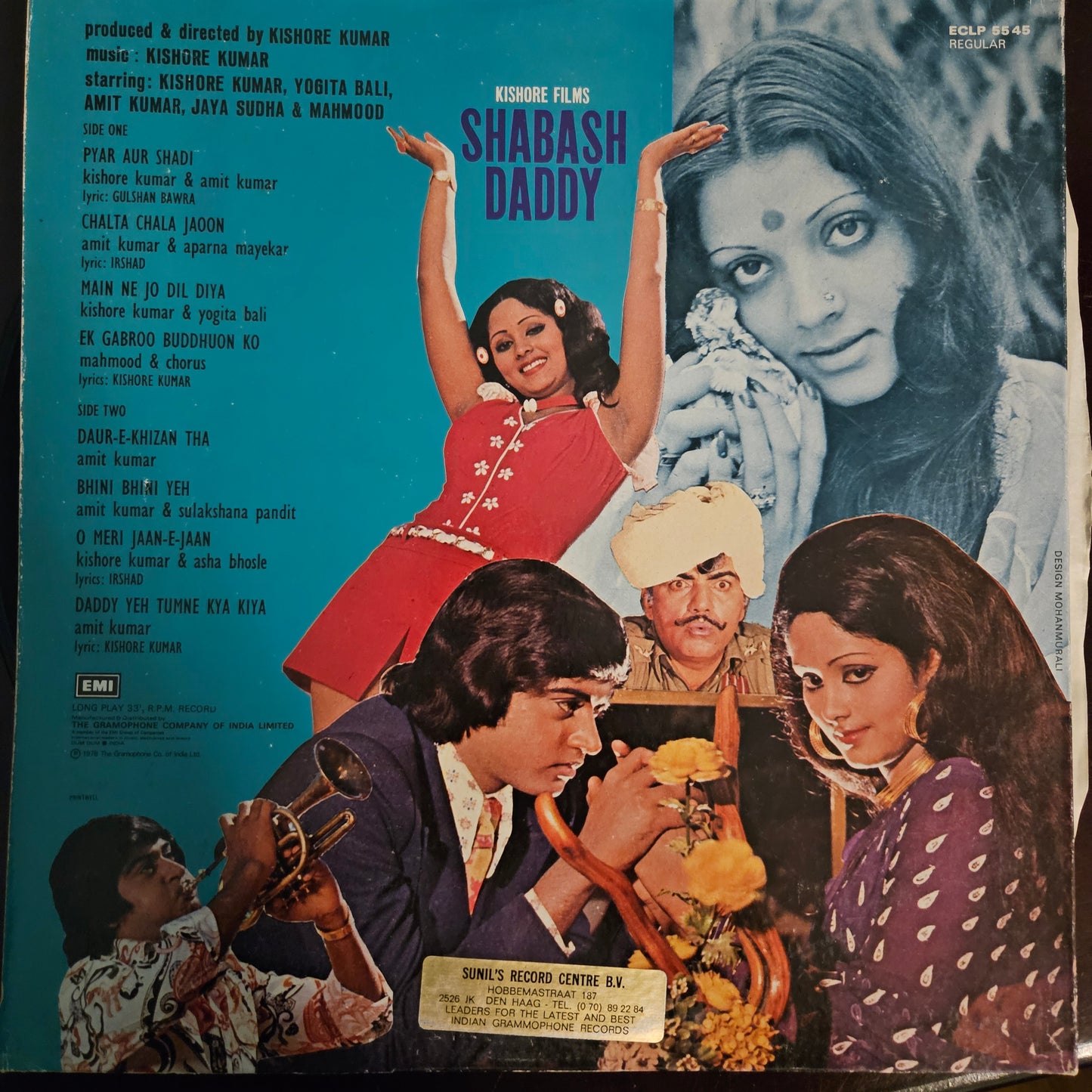 Shabash Daddy - Kishore superhit - Gatefold edition in near mint condition