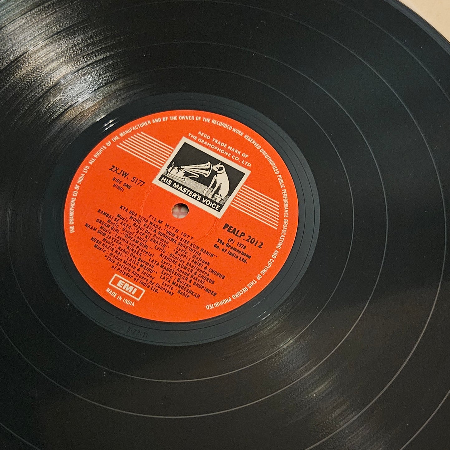 Film Hits 1977 in near mint superhit songs Supreme category
