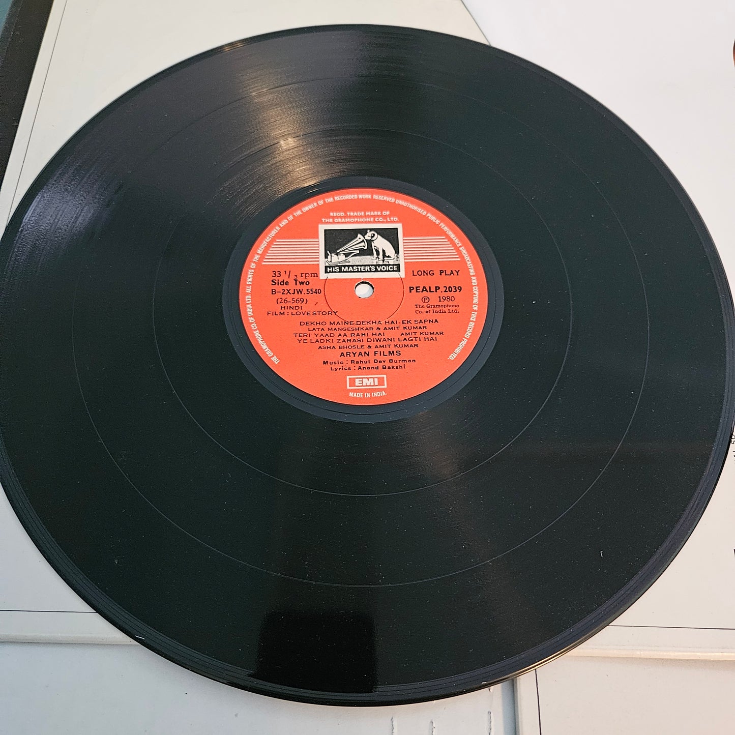 4 Superhit LPs package Kumar Gaurav and R D Burman and in excellent Love Story, Lovers, Romance and Hum Hai Lajawab