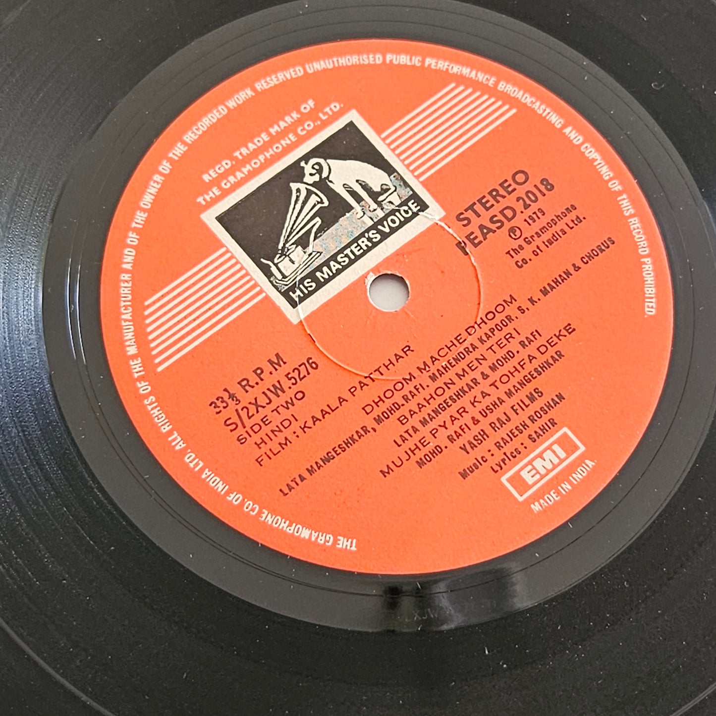 Kaala Patthar - Music by Rajesh Roshan Supreme stereo Gatefold edition in mear mint condition
