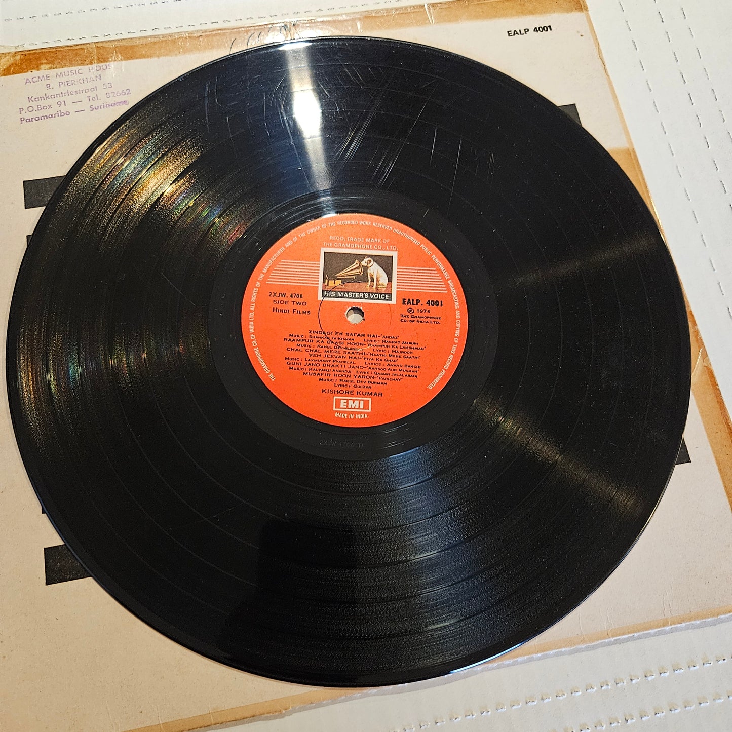 Kishore Kumar- Rare collection in VG condtion - EALP 4001