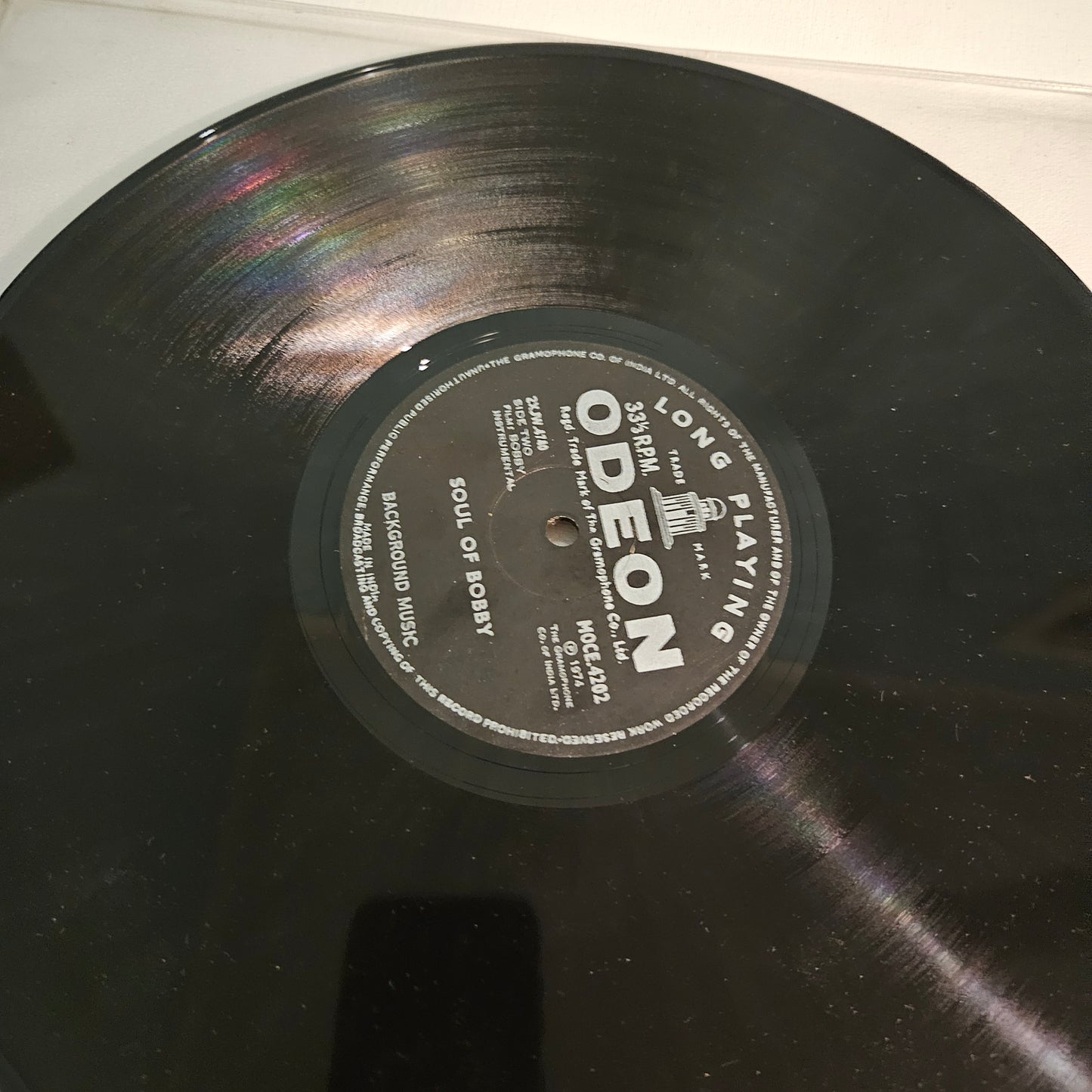 Soul of Bobby -1st edition Odeon Rare Instrumental of superhit R K classic Bobby in excellent