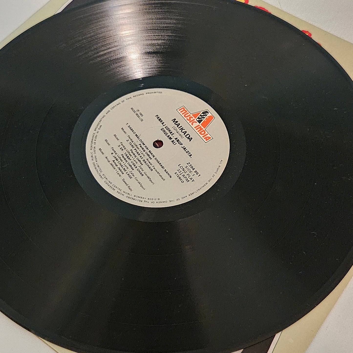 Maikada - Ghazals - Pankaj Udhas, Ghulam Ali, Anup Jalota in excellent to Near Mint condition