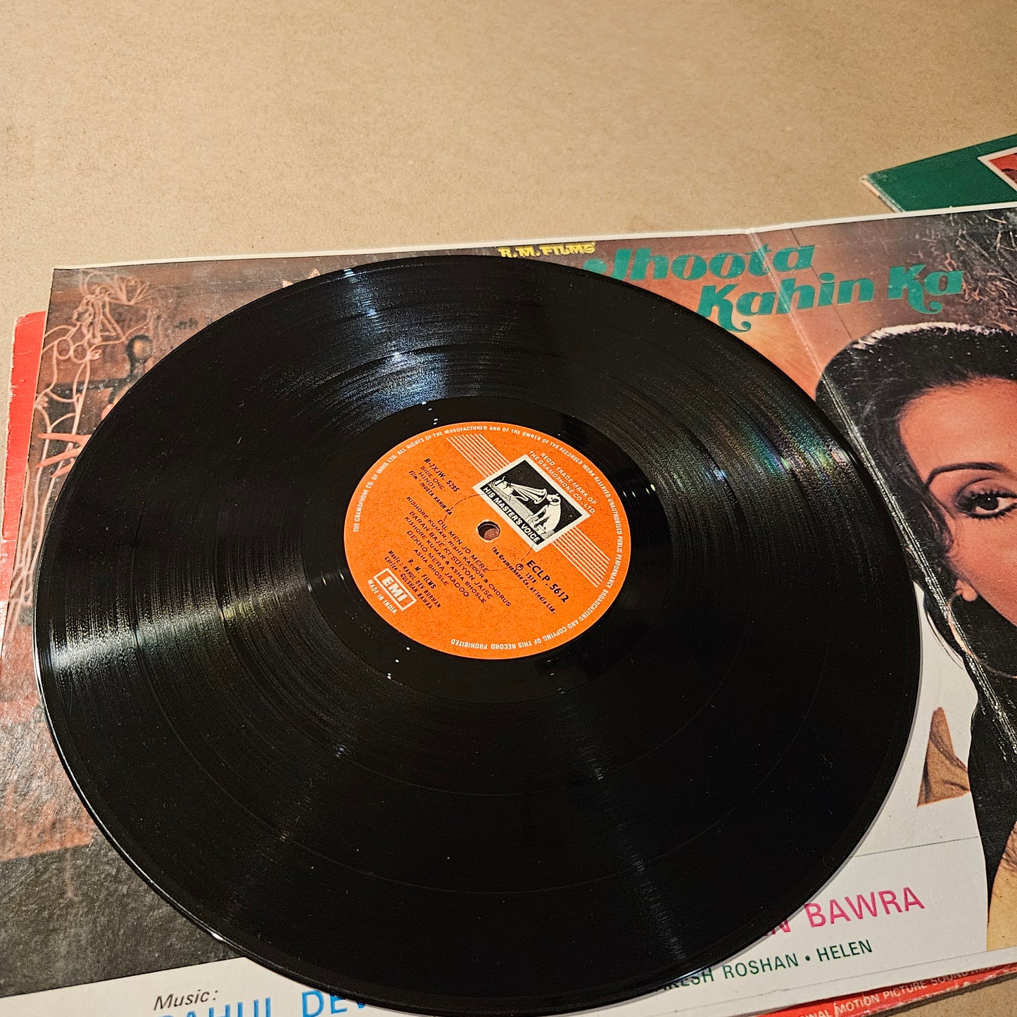 Khel Khel Mein + Jhoota Kahin Ka + Dhan Daulat R. D. Burman, Rishi Kapoor Neetu Singh records in excellent to Near Mint