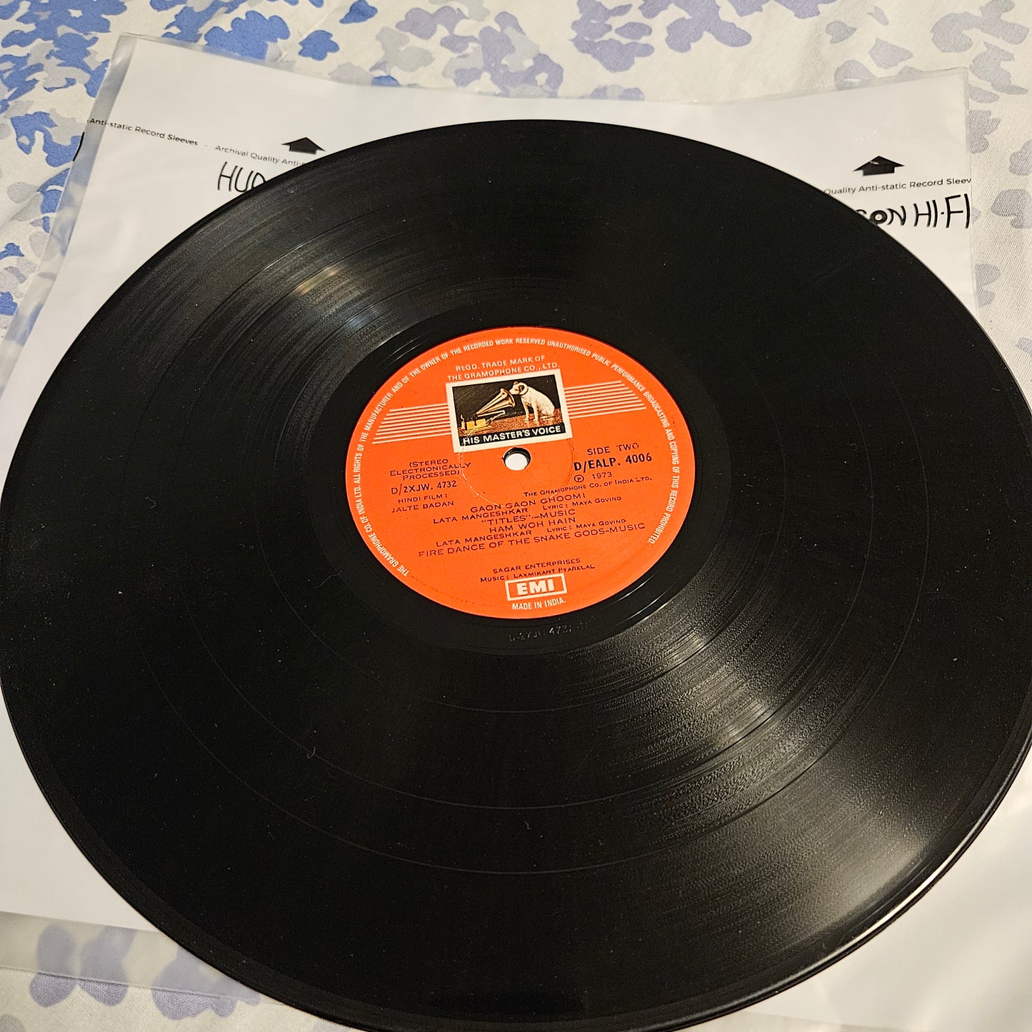 Jalte Badan - Music by Laxmikant Pyarelal. Super hit - Excellent 1st Issue red dog hmv