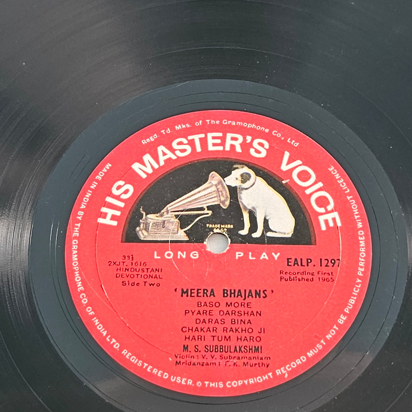Smt. M. S. Subbulakshmi – Meera Bhajans classic In Near Mint