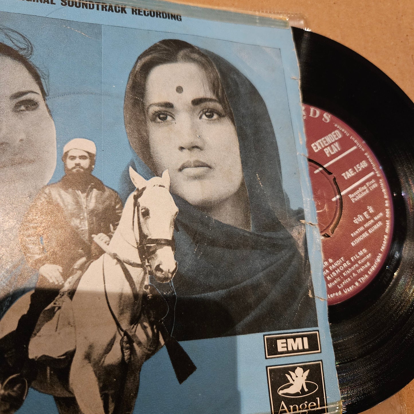 Door Ka Rahi - Rare Kishore Kumar album angel EP in excellent