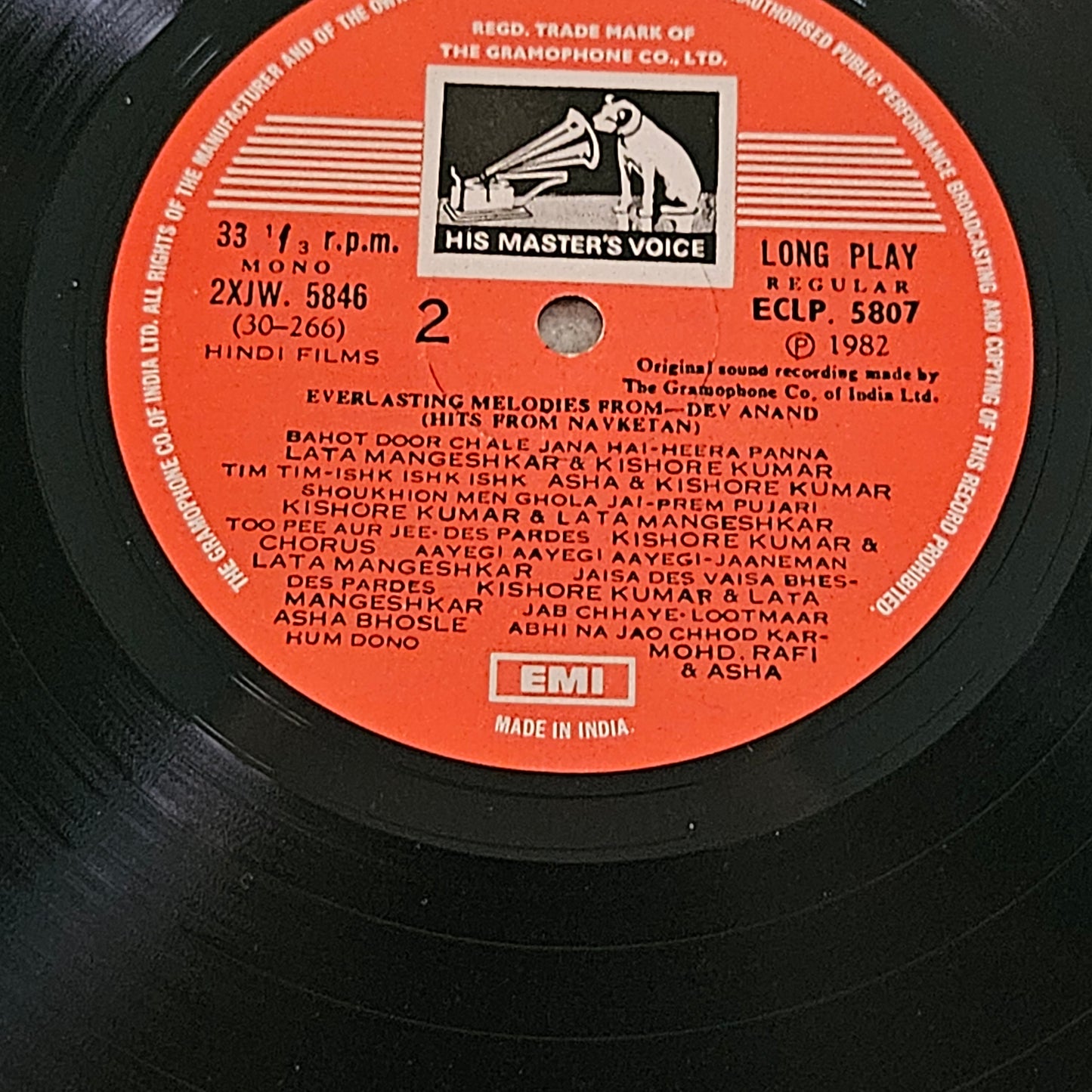 Various – Everlasting Melodies From Dev Anand (Hits From Navketan