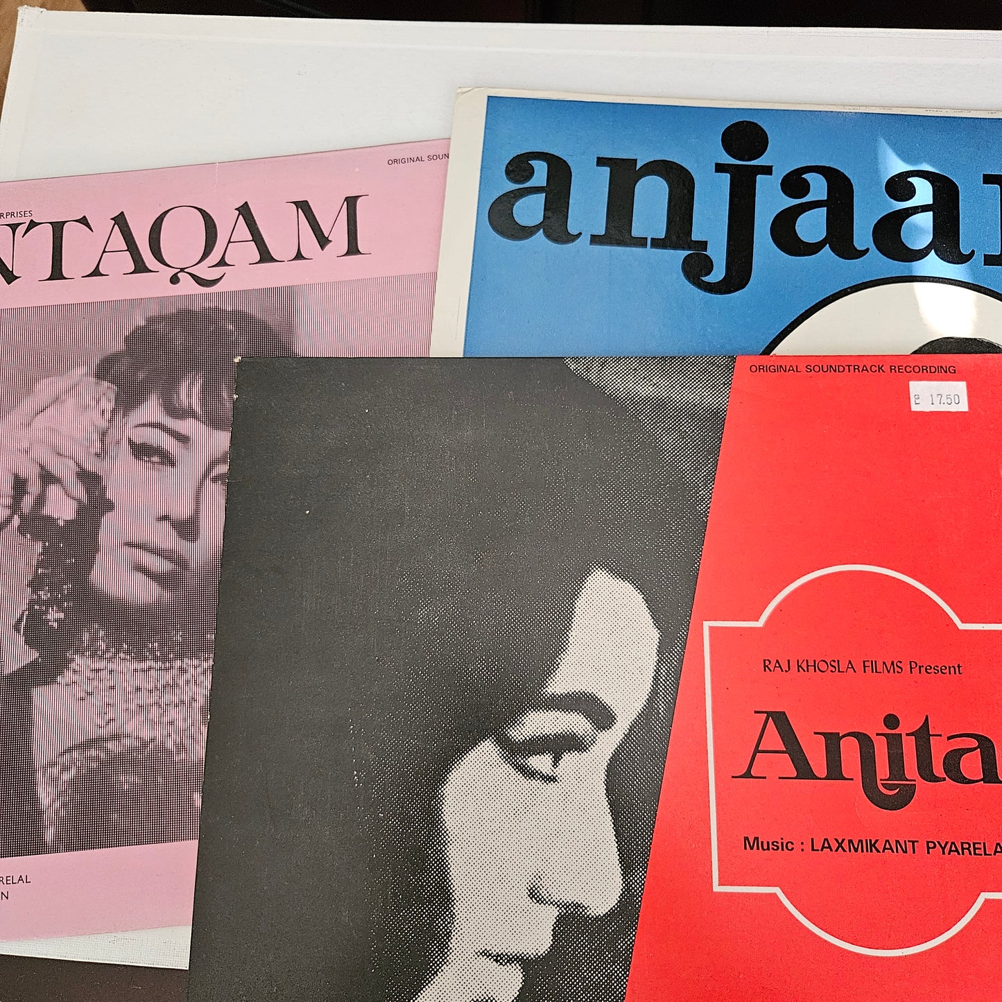 3 lps Laxmikant Pyarelal Superhit Lps collection Anita, Intaqam and Anjaana in Near Mint Pristine condition