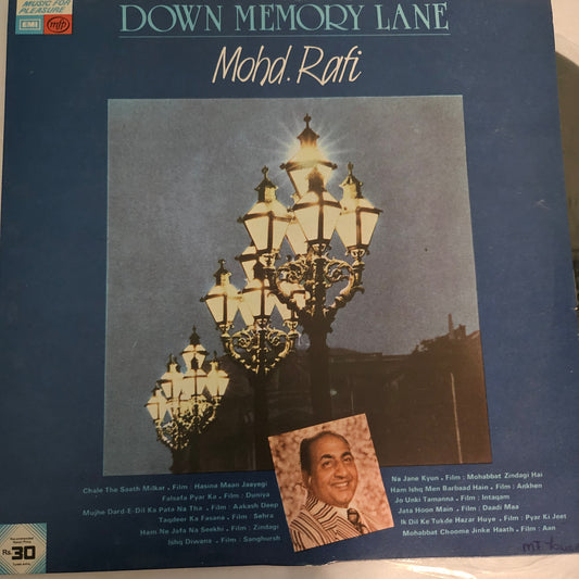 Mohammed Rafi - Down memory lane - Super collection in Excellent condition