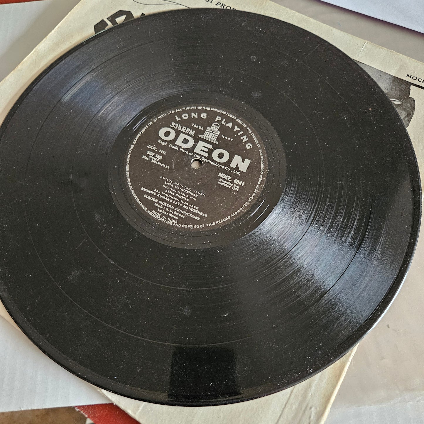 Sharmilee - S D Burman and eternal classic - Odeon Record in VG+