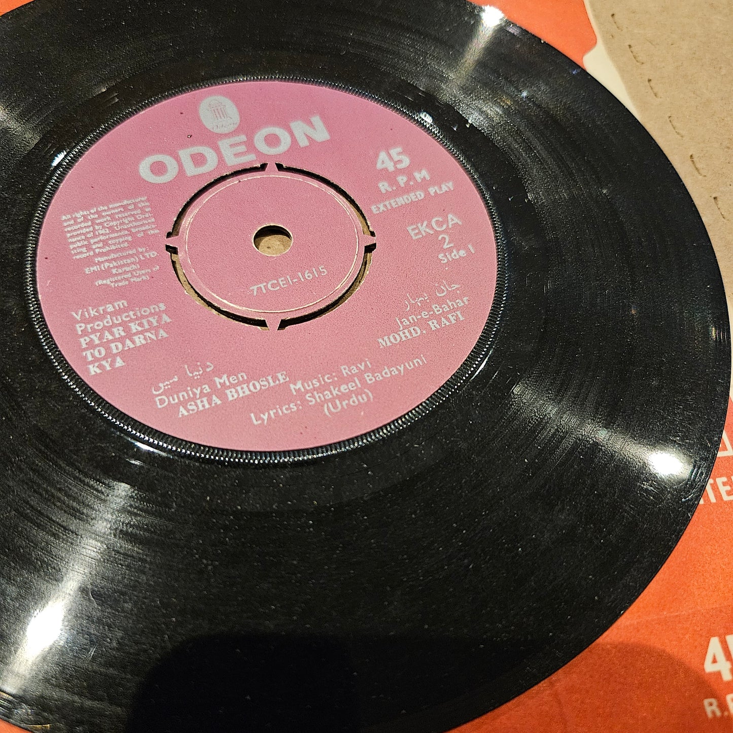Pyar Kiya To Darna Kya - EP - Music Ravi - in excellent - Rare Nostalgia EKDA2