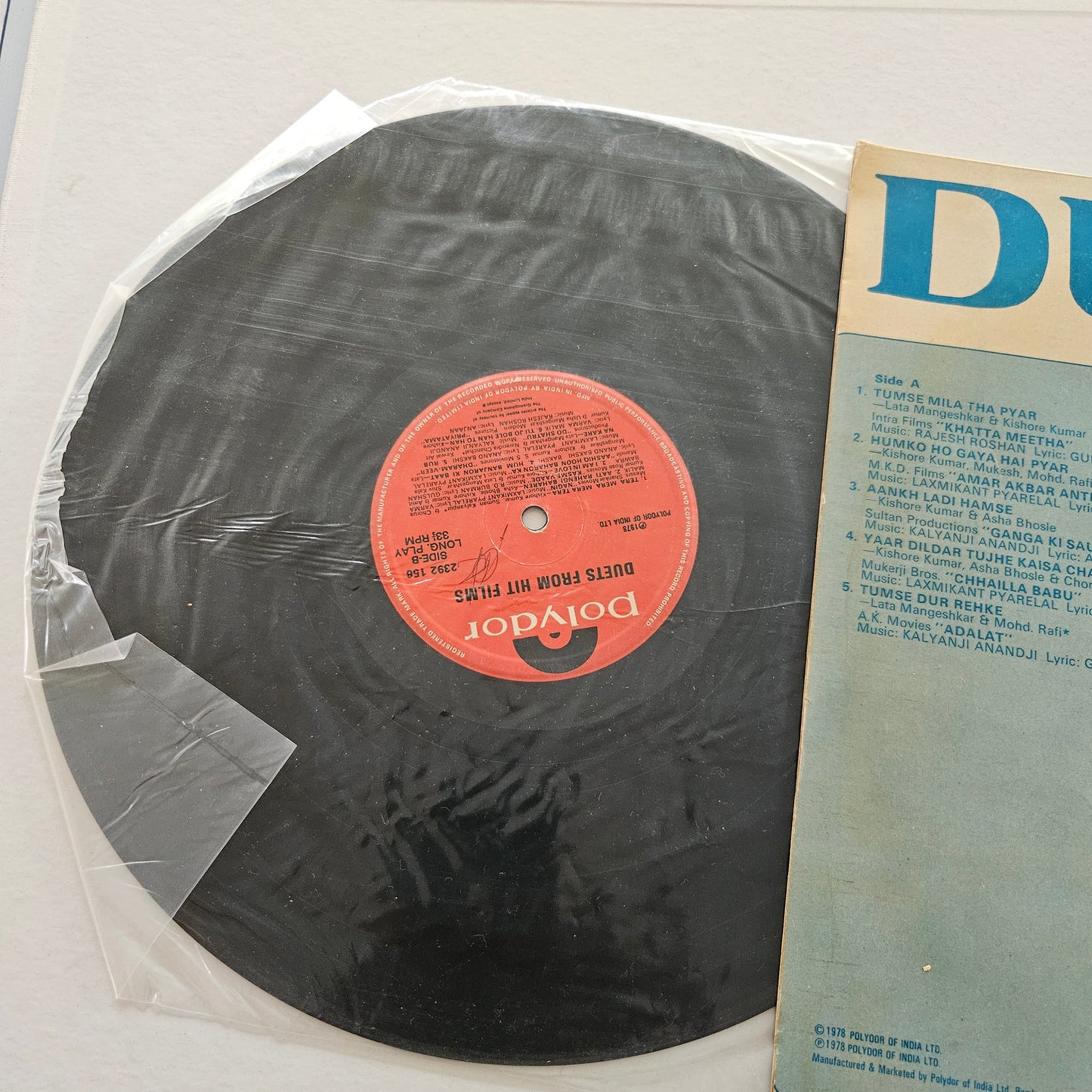 Duets from films - from hit films songs collection in VG+