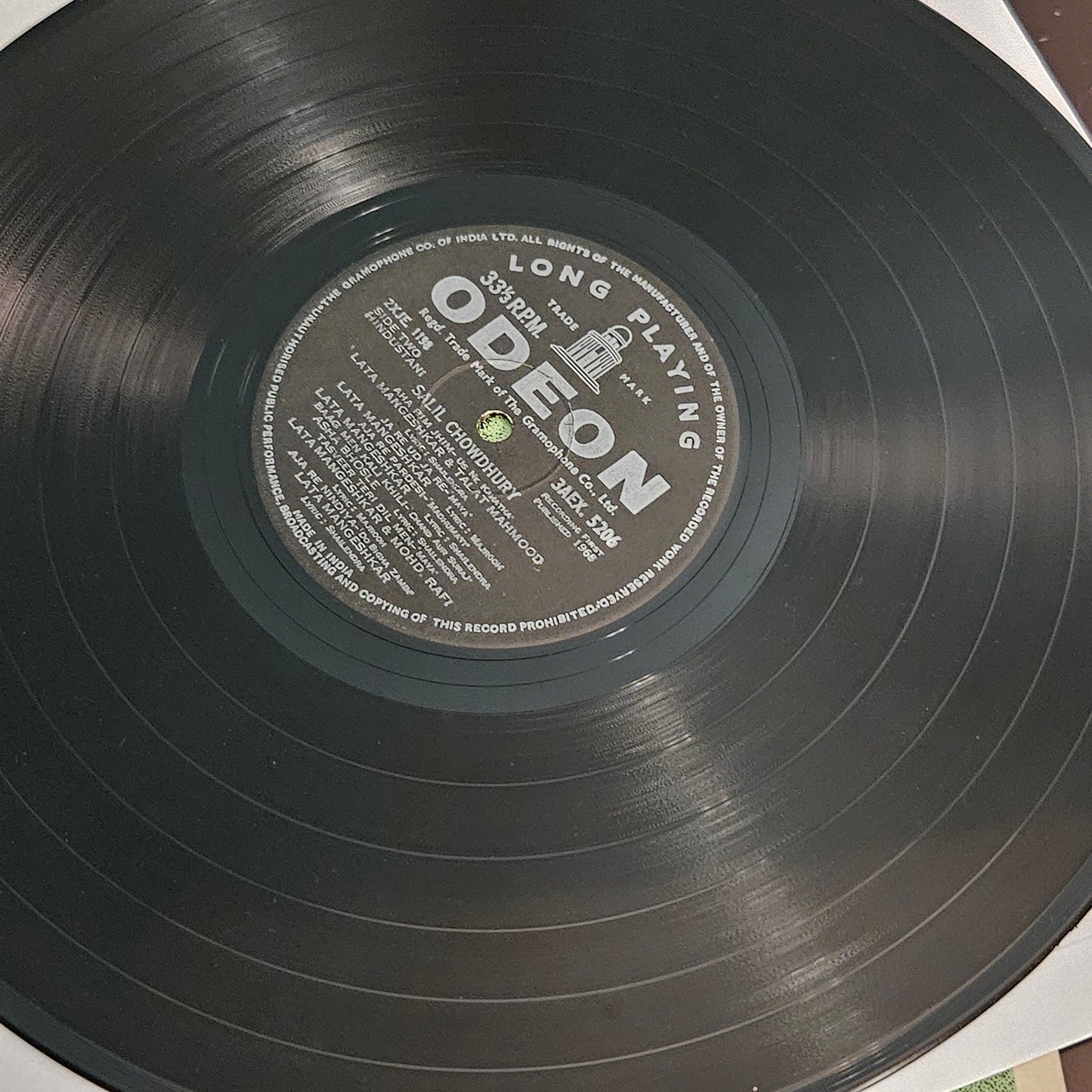 Salil chowdhury - His songs from hindi Films - odeon in excellent rare songs collection