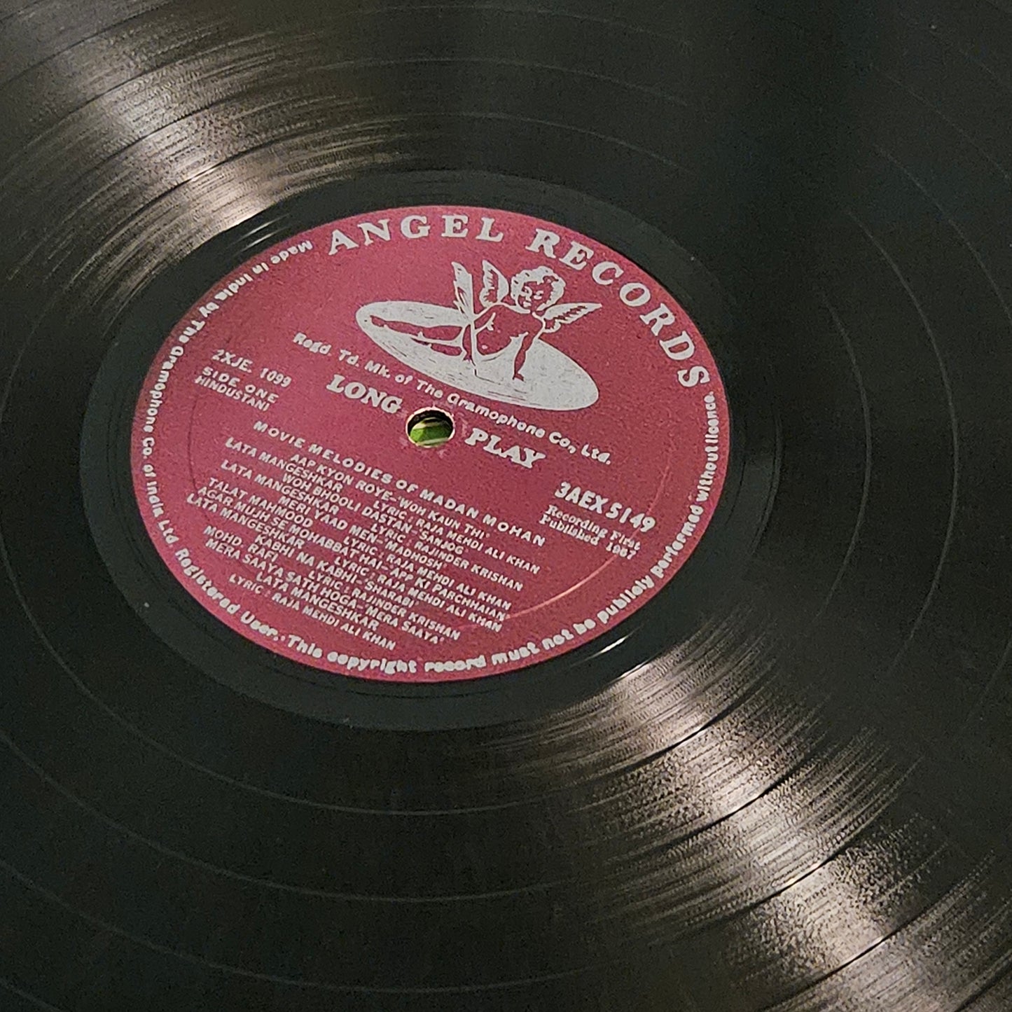 Madan Mohan - Movie melodies of Madan Mohan" 1st Angel in excellent