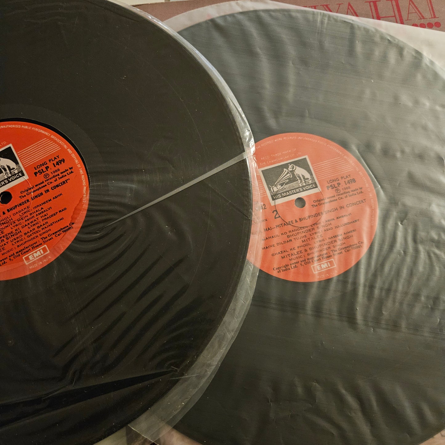 Bhupinder Singh and Mitalee Arz Kiya Hai - In Stereo 2 LP set in near mint condition like unplayed.