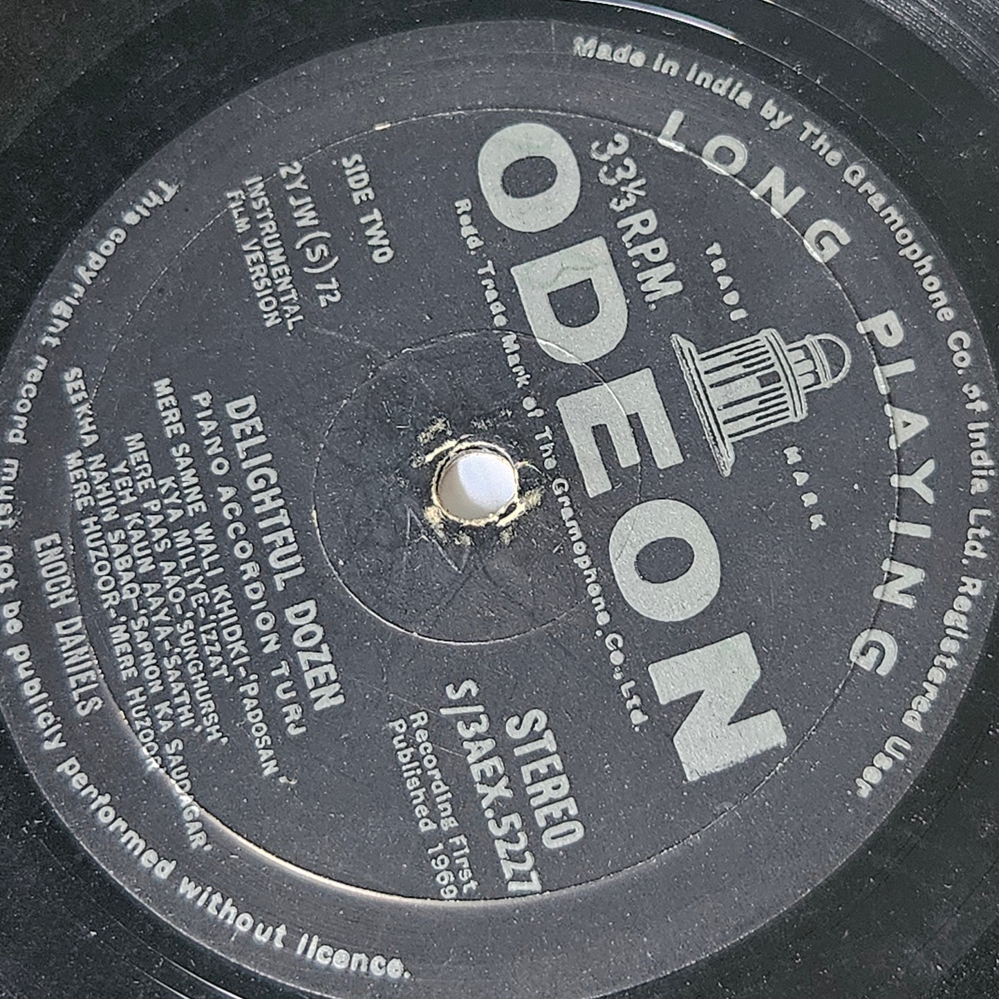 Enoch Daniel's Delightful Dozen 1st Ring Odeon in VG