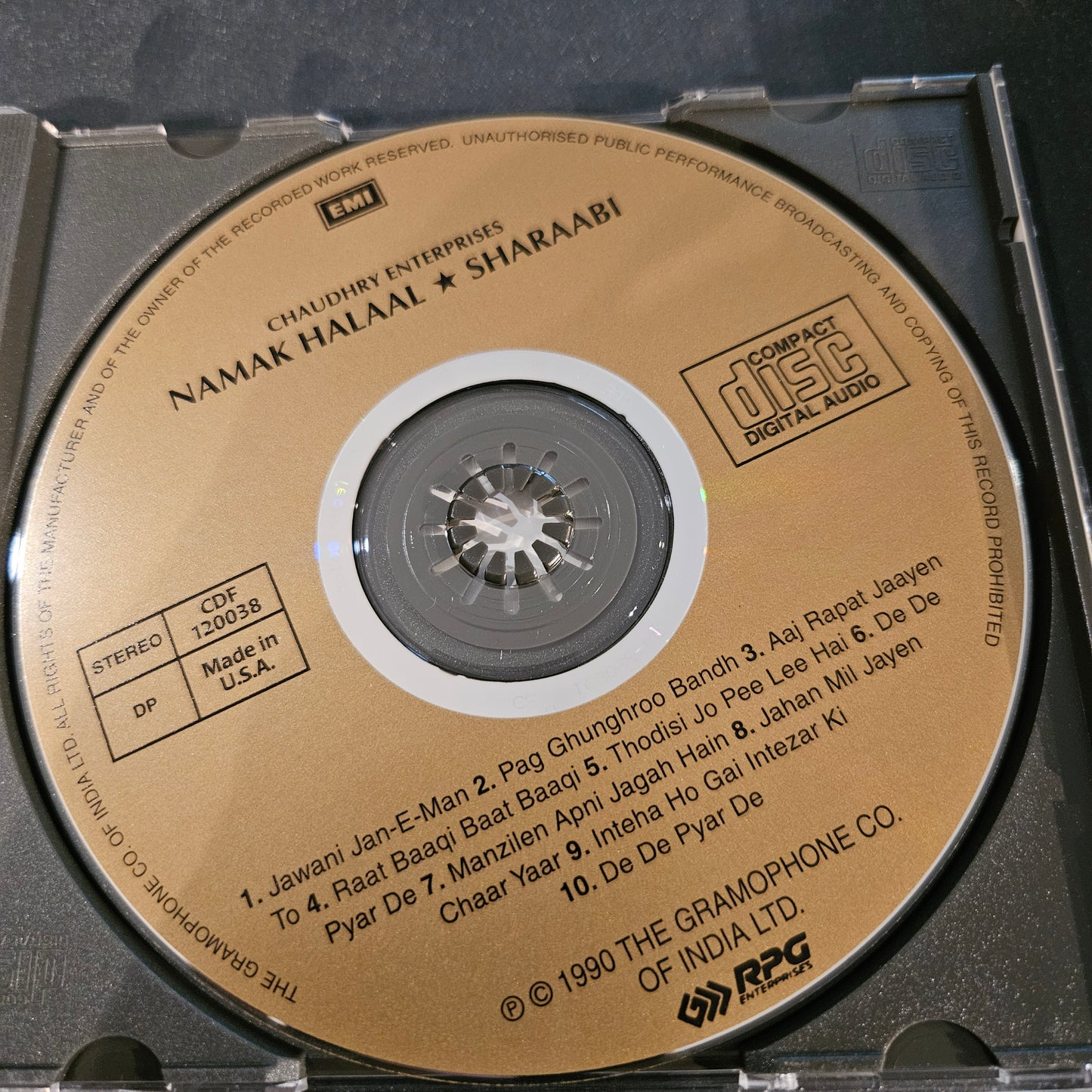 Sharaabi and Namak Halal - Audio CD - Made in UK
