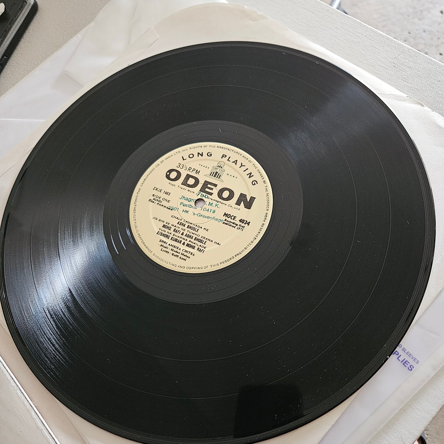 Parwana - Madan Mohan classic - Barbados Odeon in near mint condition