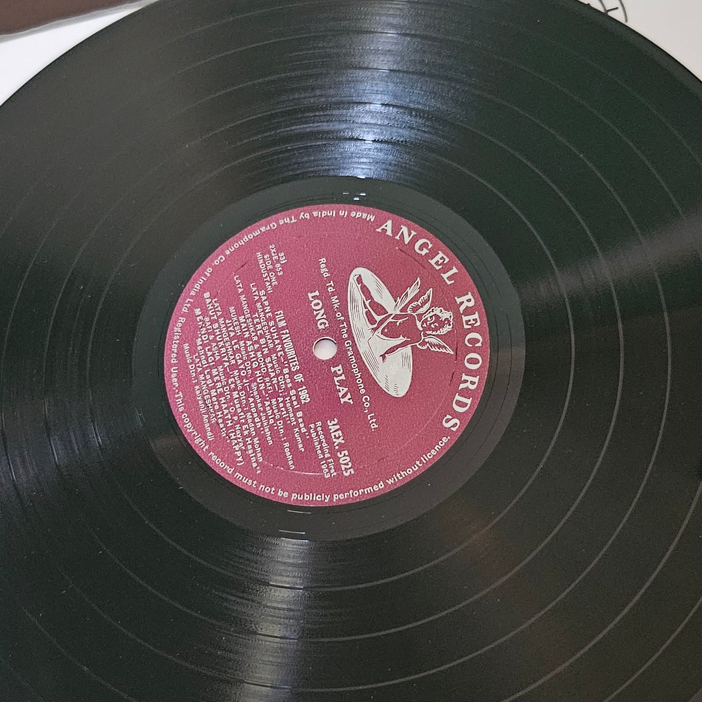 Various -Film Favourites Of 1962- Film Hits - 1st Angel excellent to Near mint and cover in superb condition