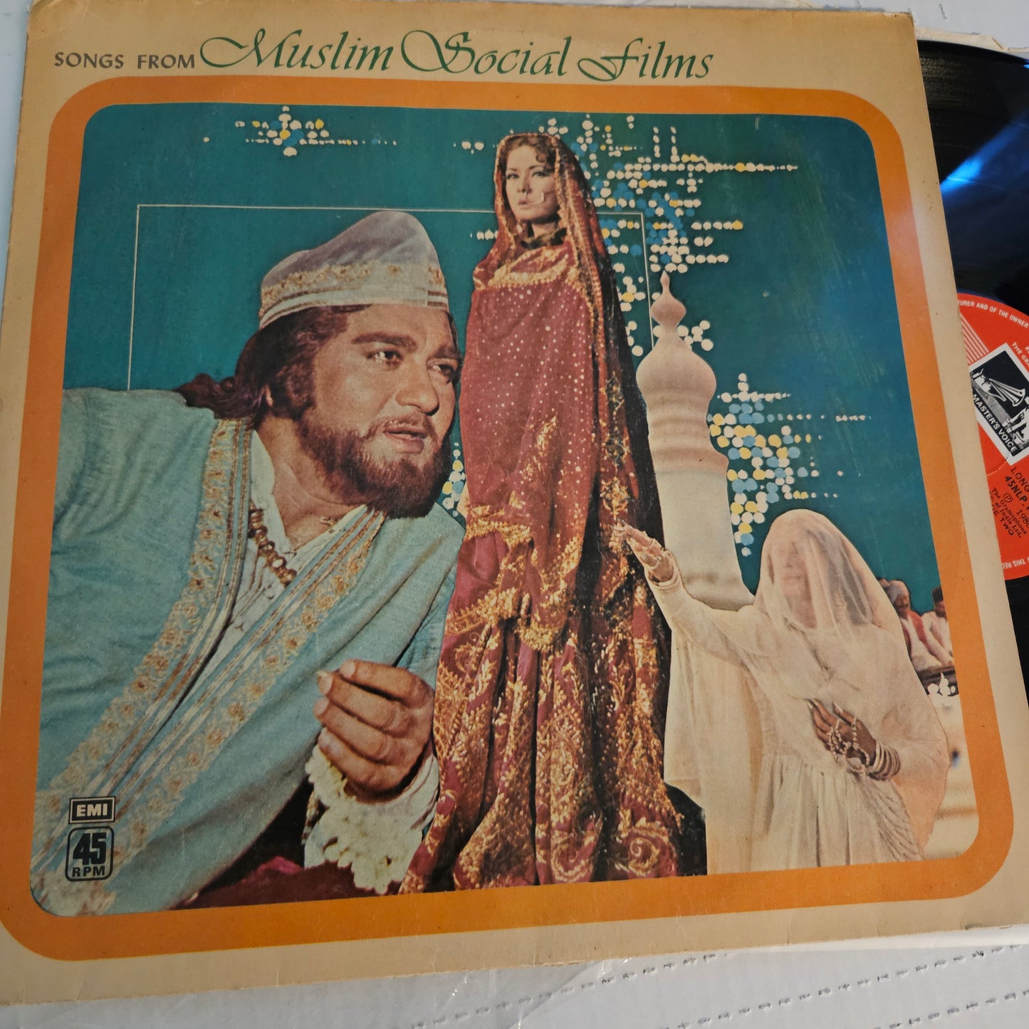 Various – Songs From Muslim Social Films hit songs in 45 rpm LP