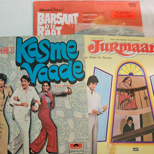3 Superhit LPs package Amitabh and R D Burman and in near mint