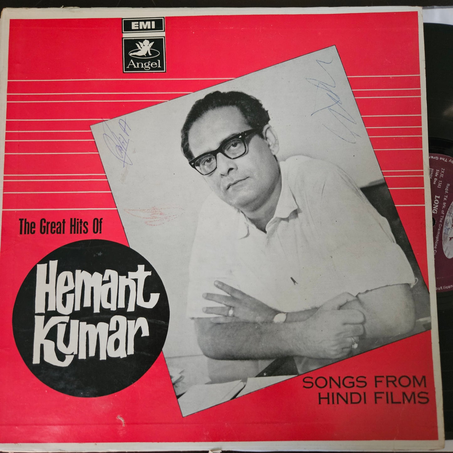 Hemant Kumar The Great hits (Songs Of Love...From Hindi Films) - 1st Angel in excellent