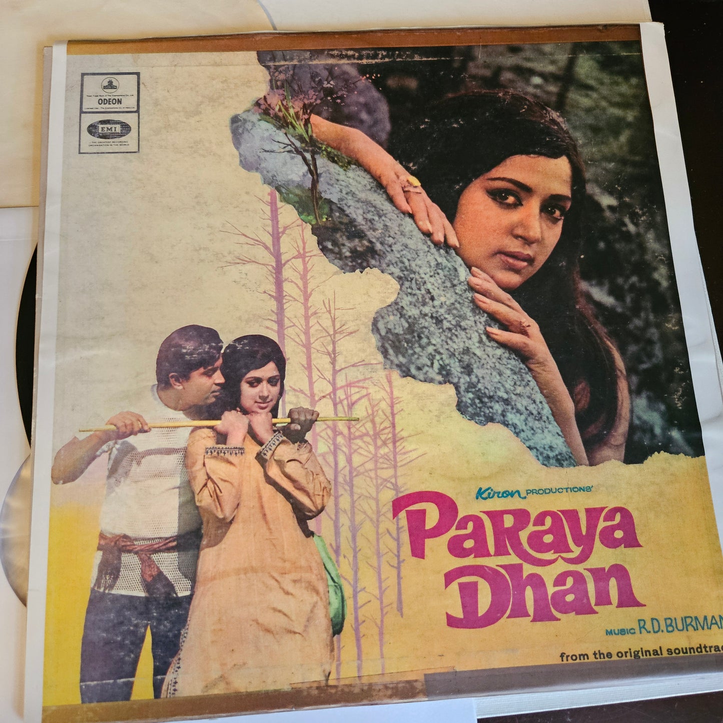 Paraya Dhan - 1st edition Ring Odeon - R D Burman superhit in VG+ condition - played and verified - Cover is color copy Read Desc
