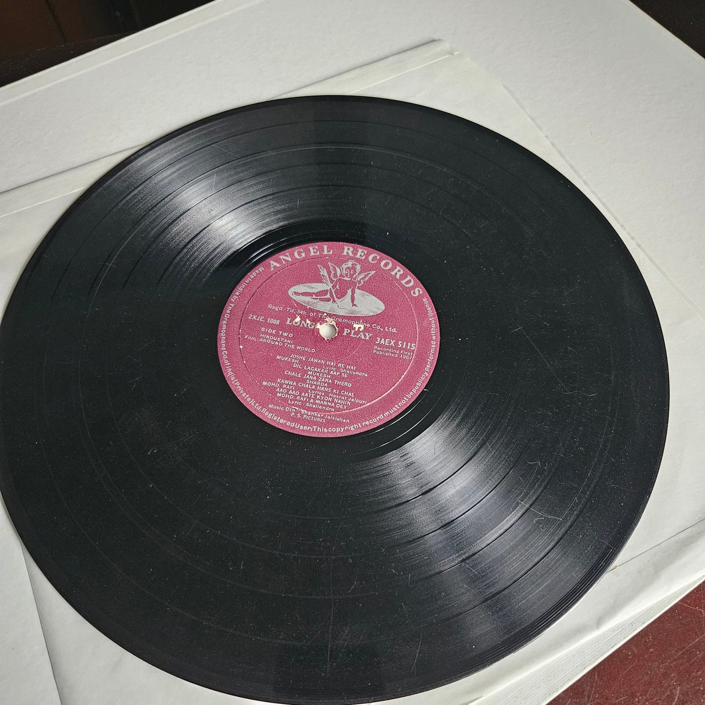 Around the World - 1st Angel Music by Shankar jaikishan in VG condition No Cover