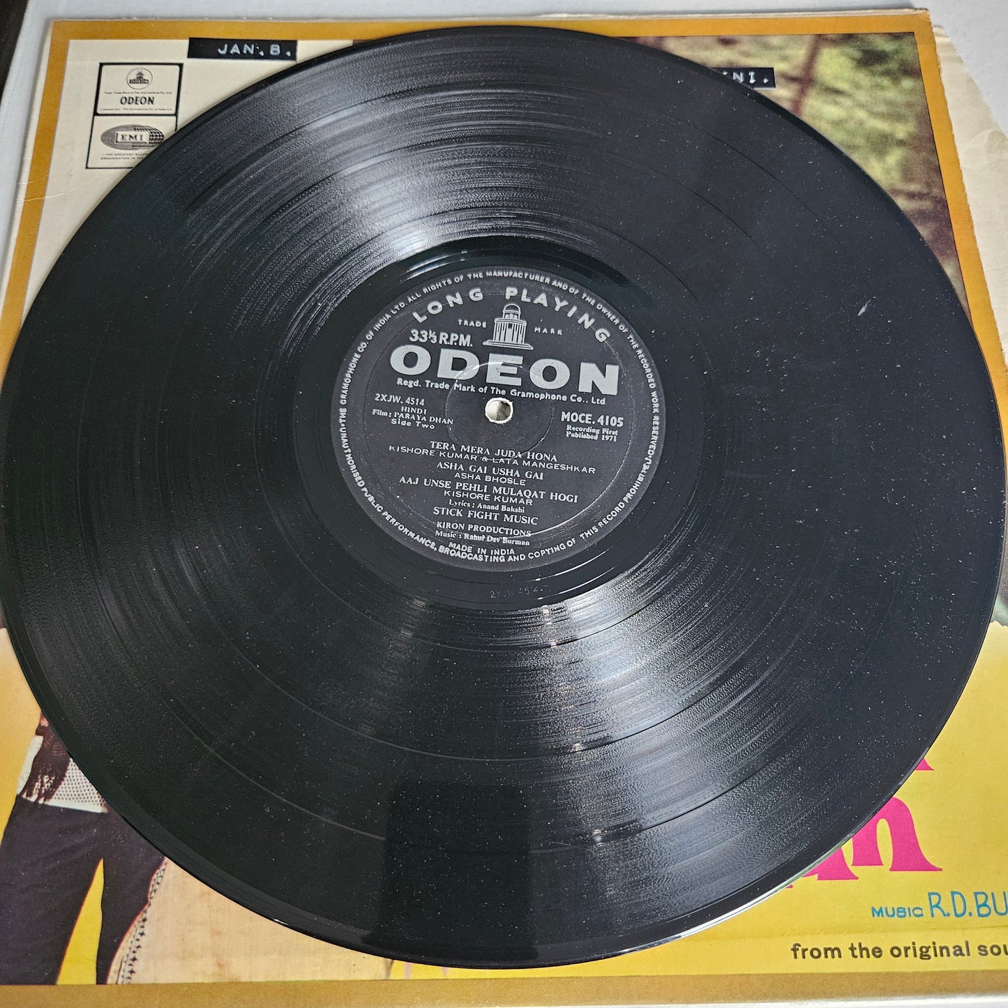 Paraya Dhan - 1st edition Ring Odeon - R D Burman superhit in VG+ condition - Read Desc