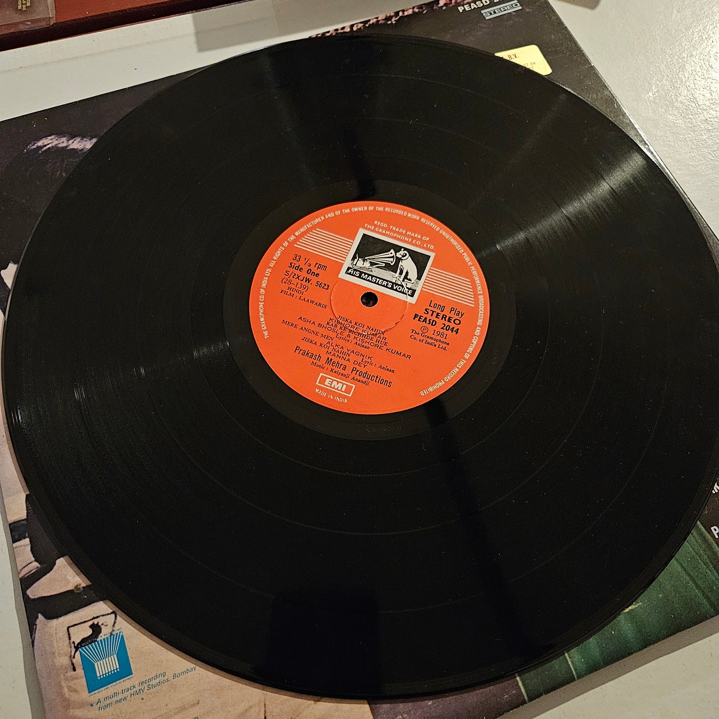 2 LPs Blockbuster Laawaris and Muqaddar ka Sikandar Amitabh, Kalyanji Anandji and Prakash Mehra in excellent to near mint