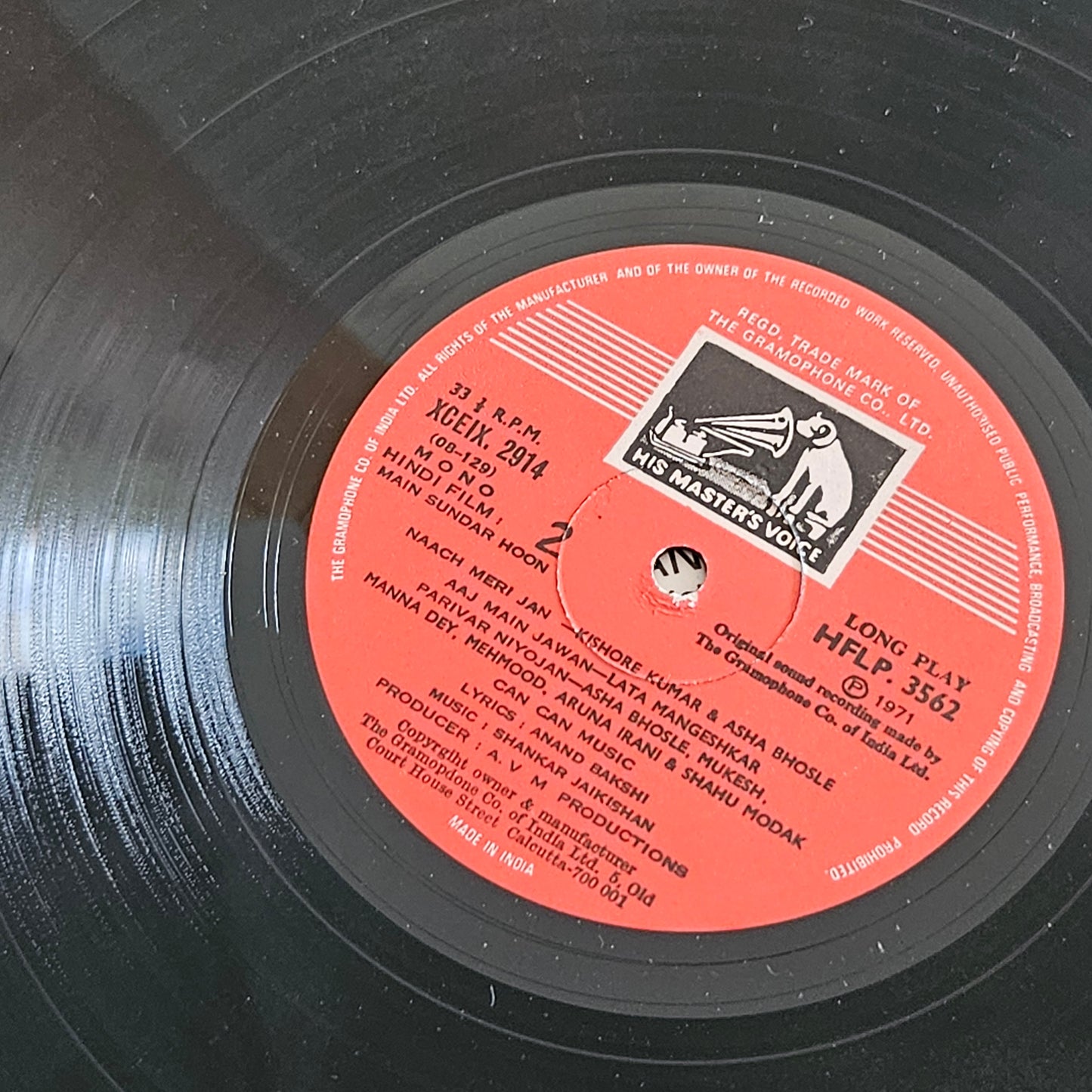 Main Sundar Hoon - Shankar Jaikishan superhit Record in near mint