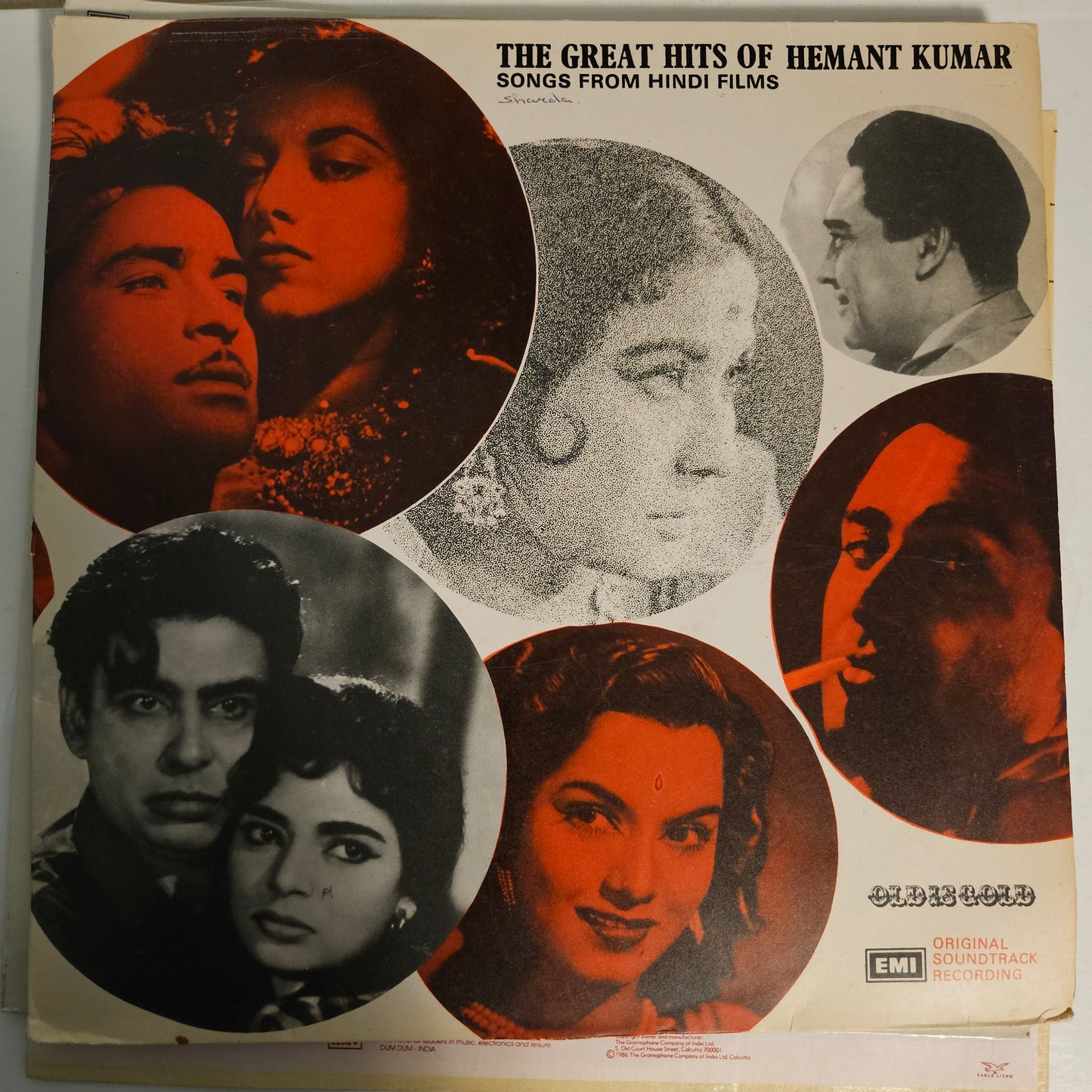 3 Lps Hemant Kumar Great collection Best albums in excellent to near mint