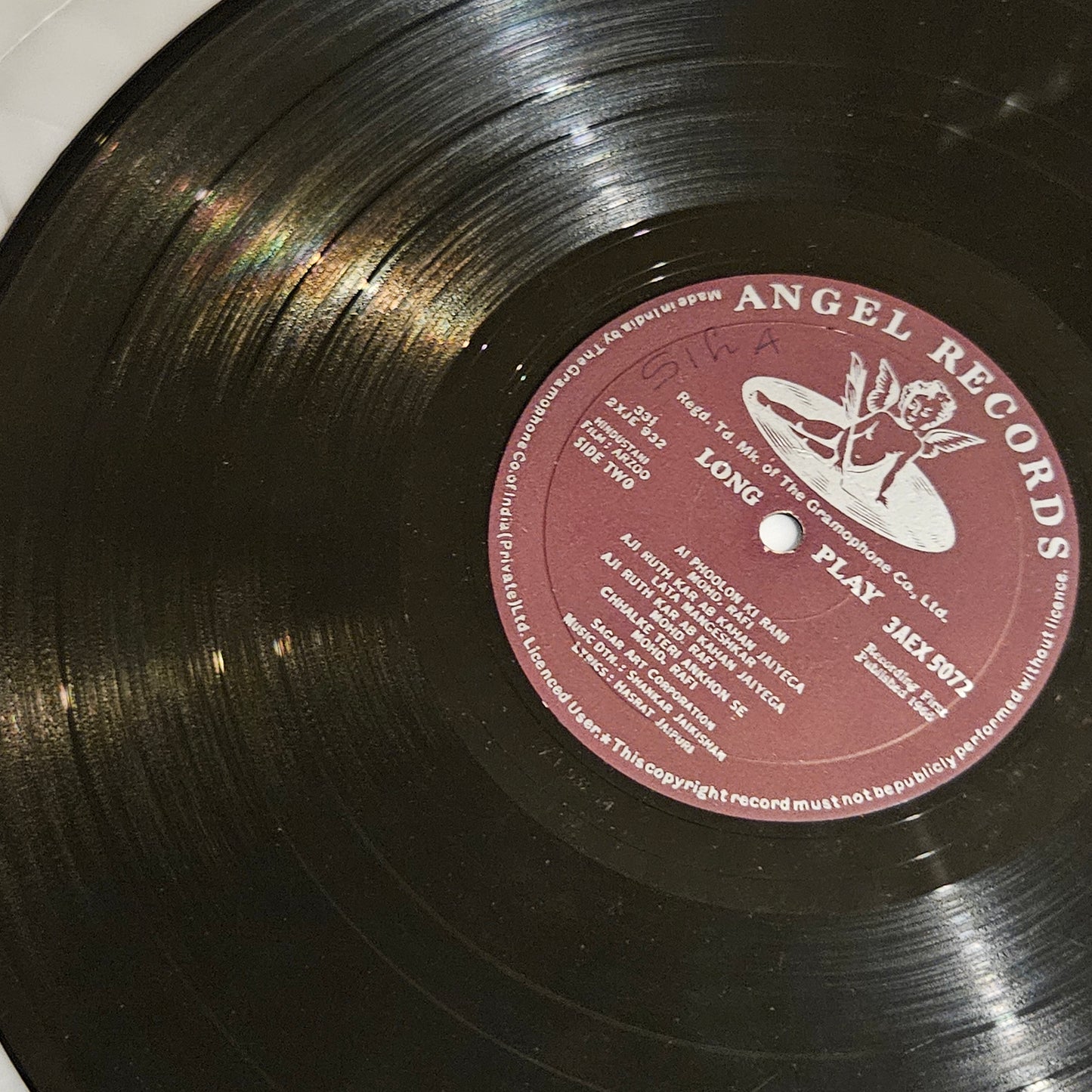 Arzoo - Shankar Jaikishan superhit 1st Angel in VG+ condition
