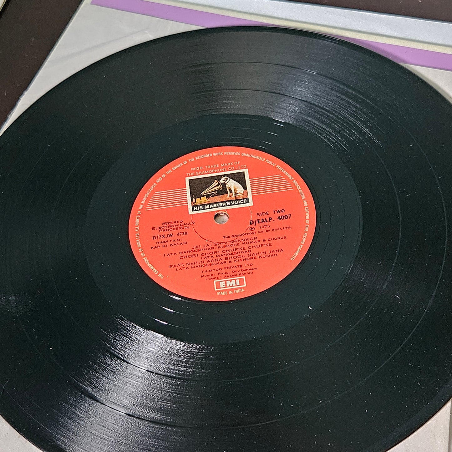 Aap Ki Kasam - R. D. Burman Record in condition - 1st Issue excellent condition
