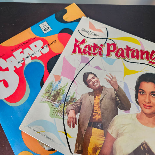 2 LPs Blockbuster Kati Patang and Safar in near mint Pristine condition