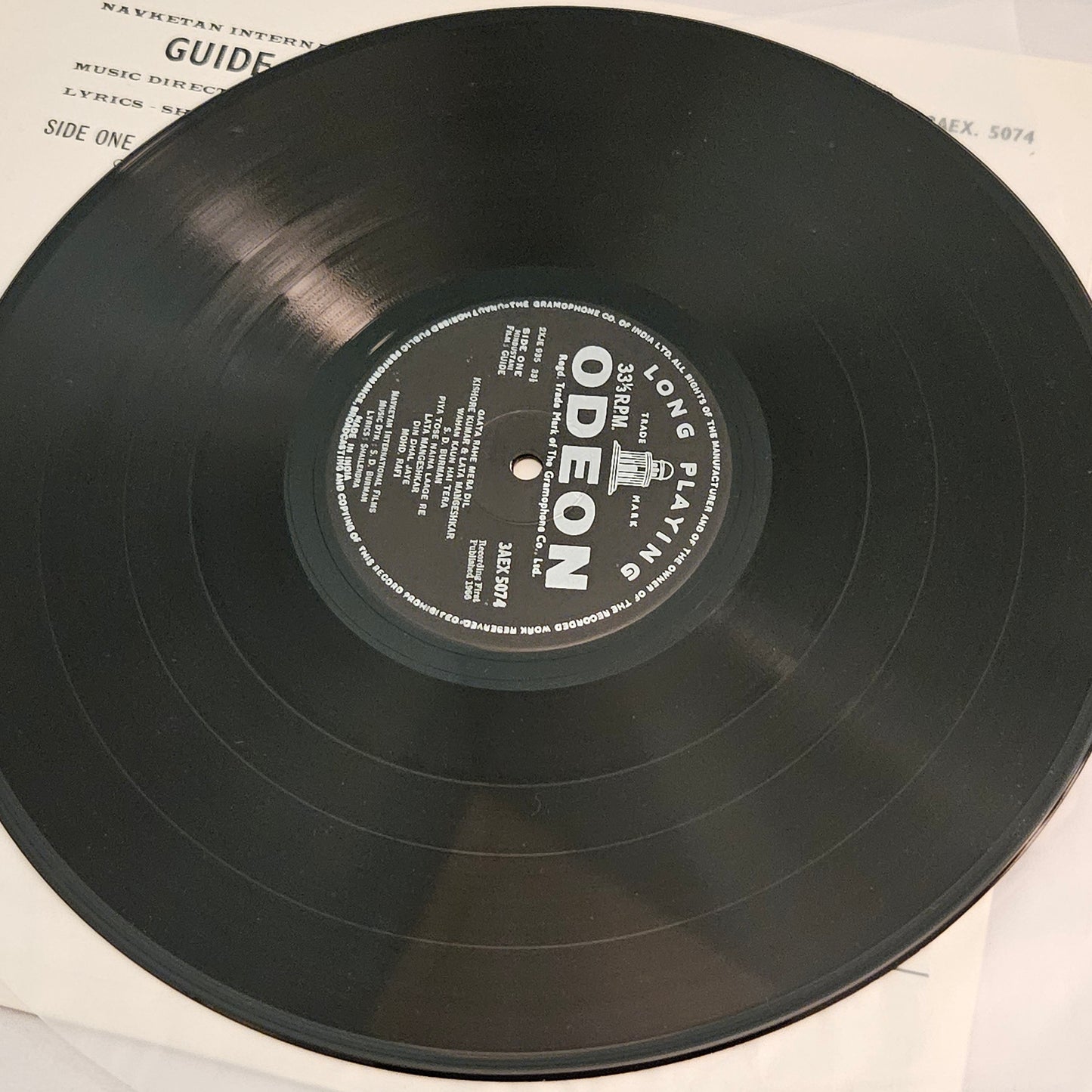 Guide - S D burman and Navketan blockbuster in Pristine - 200 GM odeon edition -near mint condition