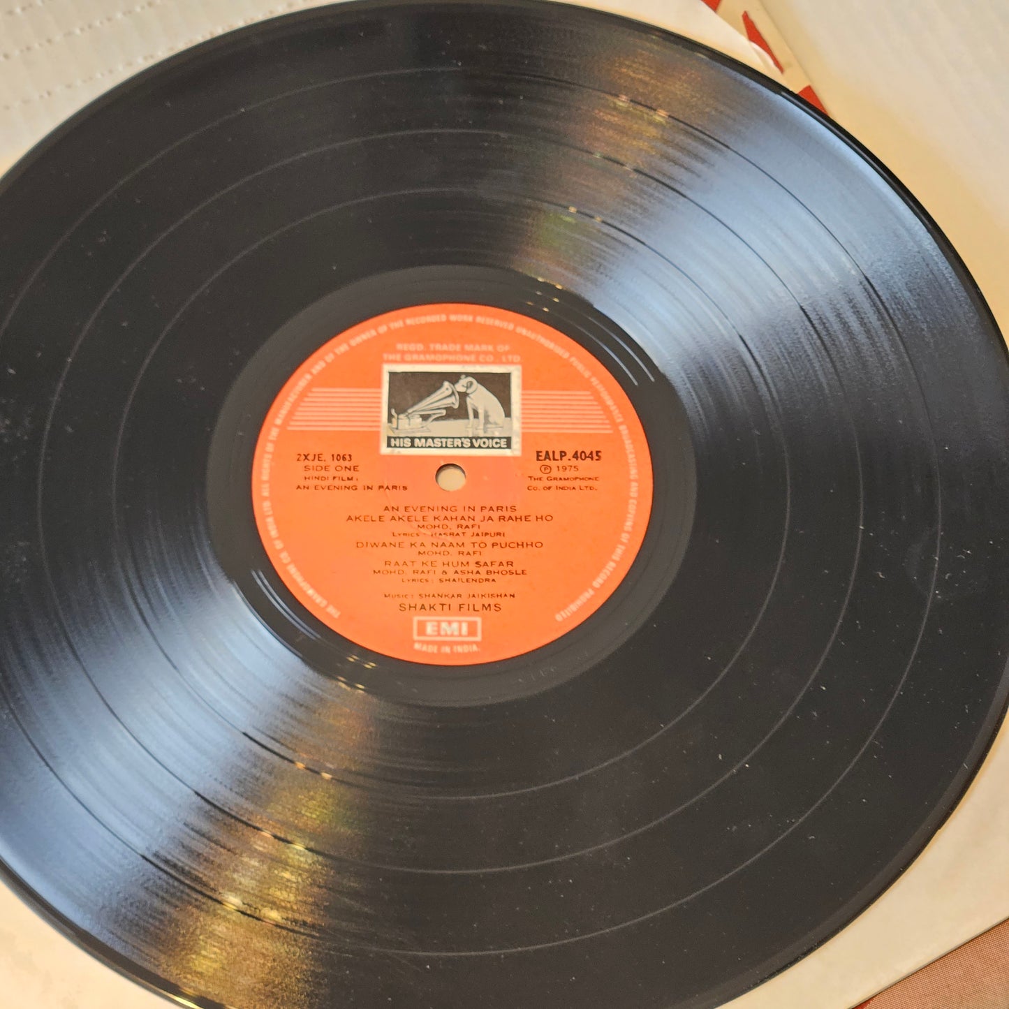 An evening in Paris - Shankar Jaikishan OST superhit in pristine condition