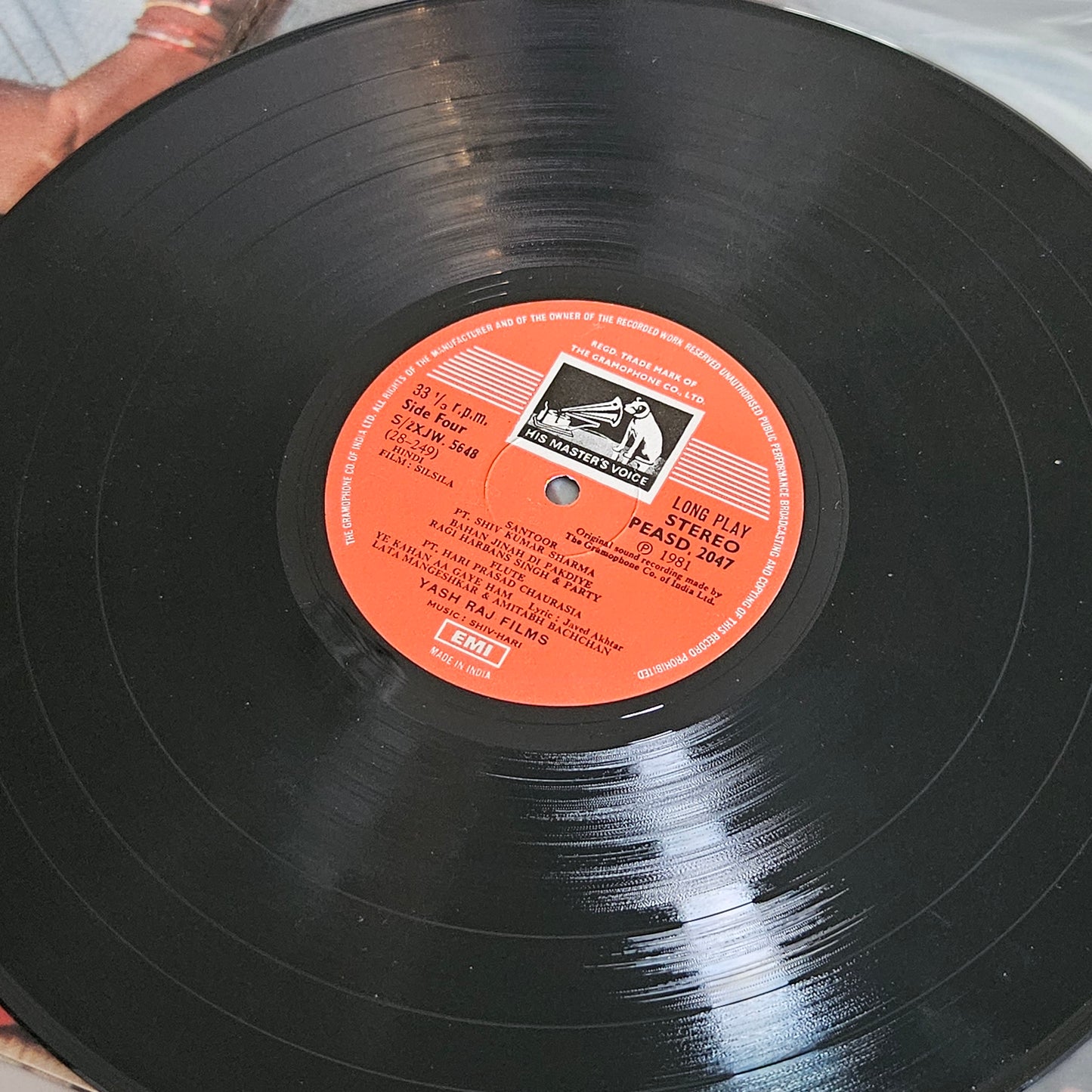 Silsila - Shiv Hari and Yash Chopra classic collectible 2 LP set in excellent to near mint, flawless gatefold cover