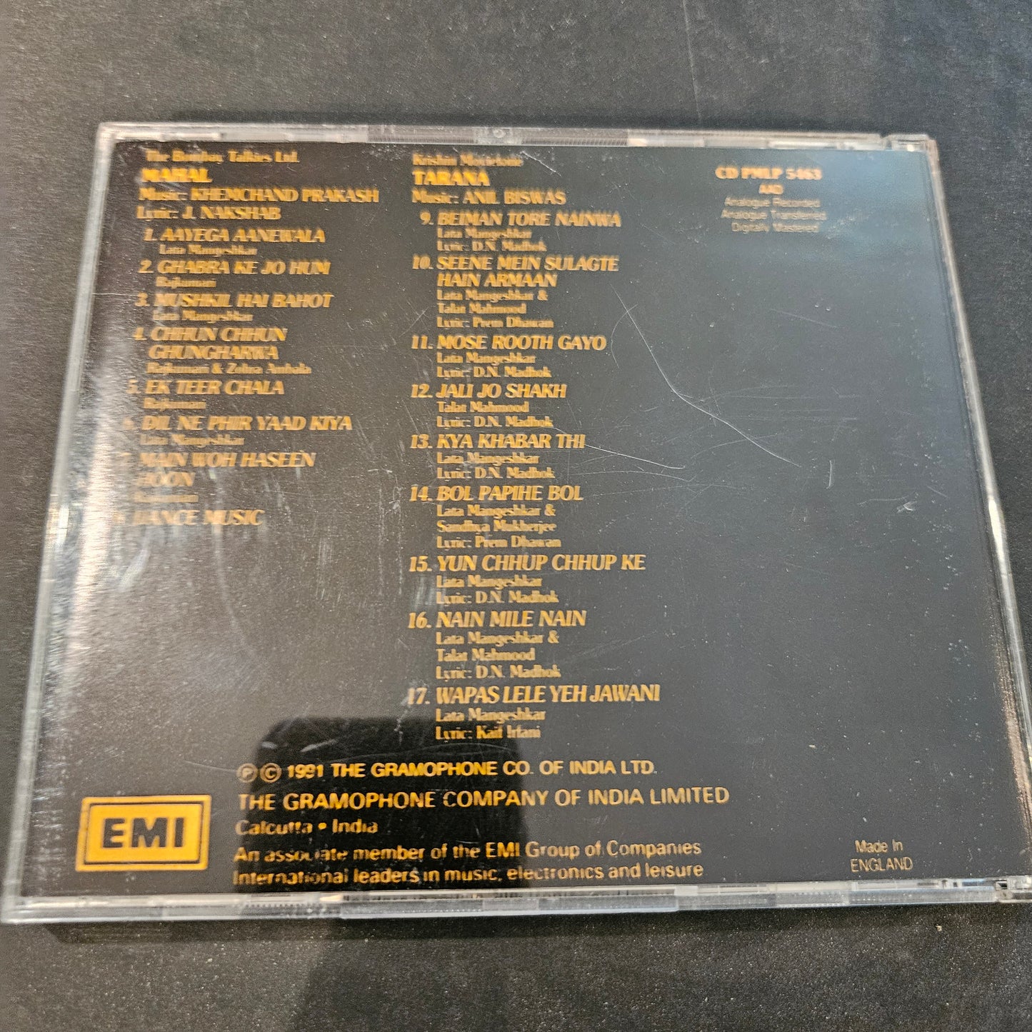 Mahal Tarana - Audio CD - Made in UK